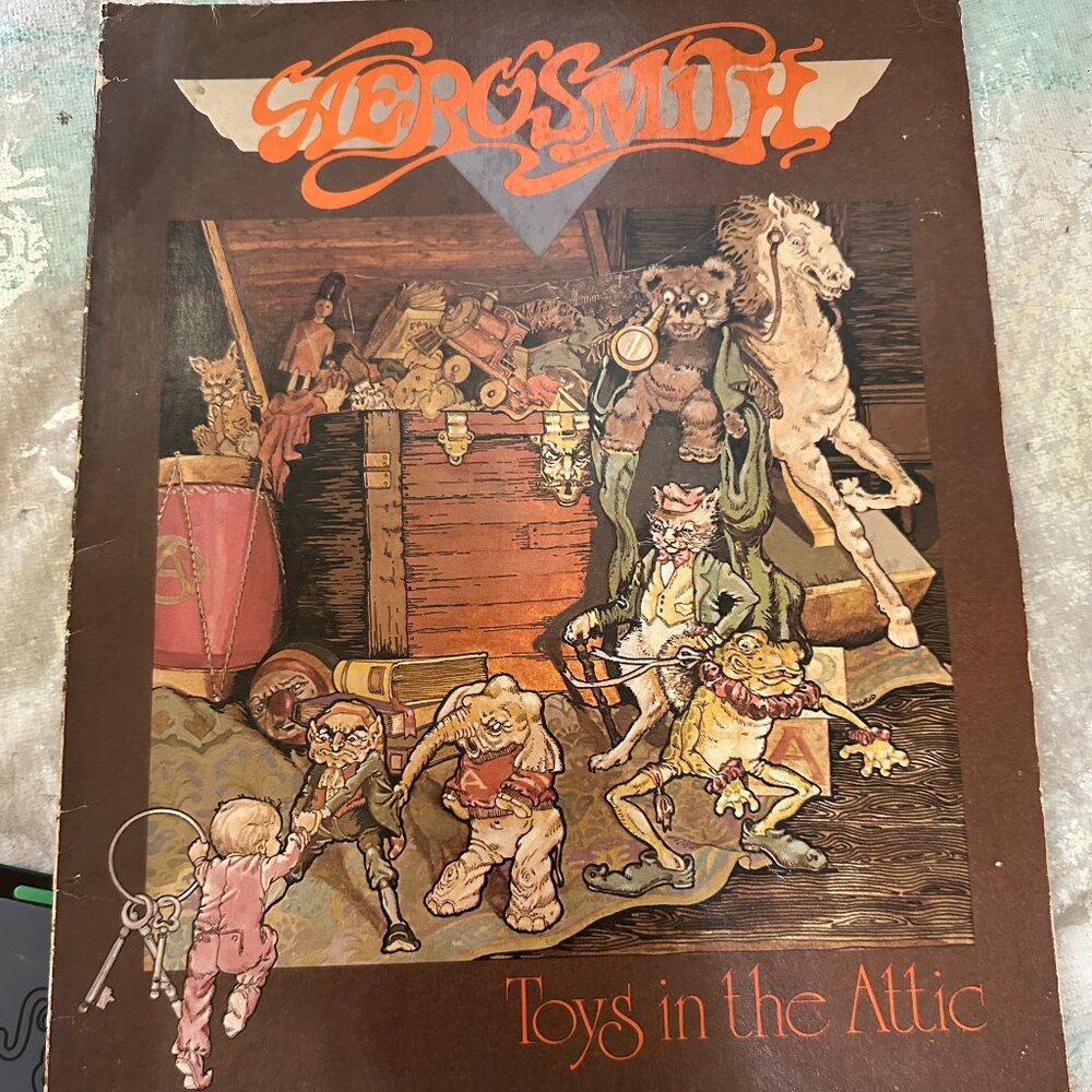 Aerosmith Toys in the Attic Song Book 1975 Guitar Tab Sheet Music Songbook
